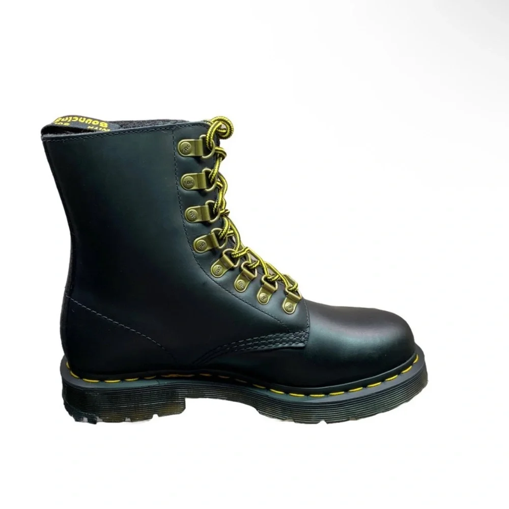 Dr. Martens 1460 Pascal 8 Eyelet Fleece Lined Wintergrip Combat Boots, Black - Picture 5 of 16